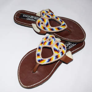 Beautiful beaded slippers